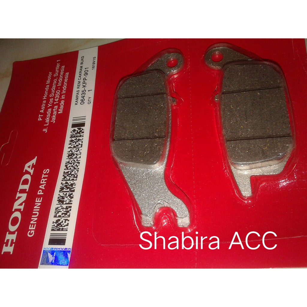 Dispad Diskpad Kampas Kanvas Rem Belakang Honda Tiger Revo CS1 Blade New