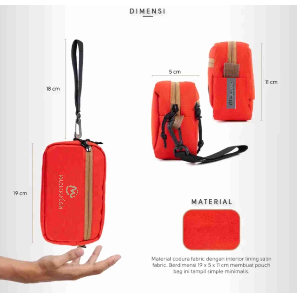 handbag pria Clutch Hand bag Pouch | Tas Tangan handsbag Depan