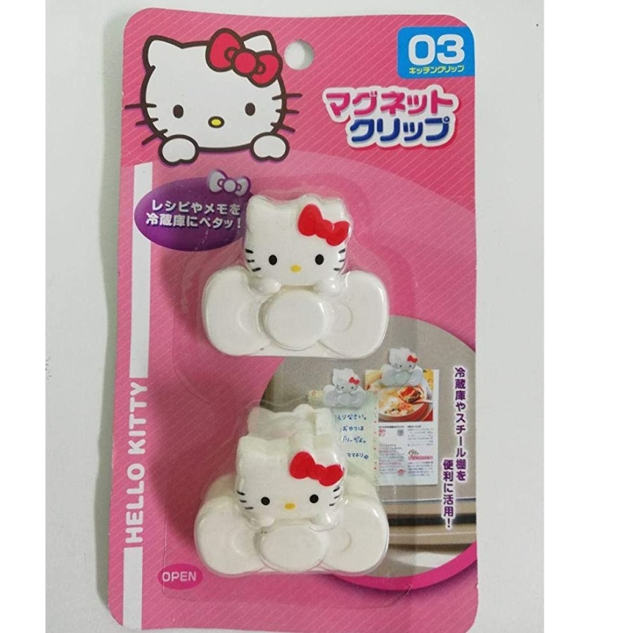 Hello kitty multipurpose clip jepitan snack tempelanlemari es magneti