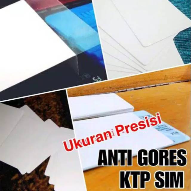 Anti Gores Kartu KTP, SIM, ID Card, E-Toll dll