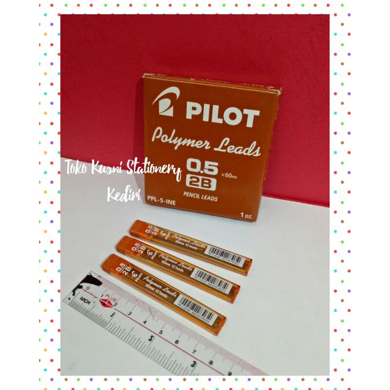 

REFILL ISI PENSIL MEKANIK PILOT 2B 0.5MM - PENCIL LEAD PILOT 0.5