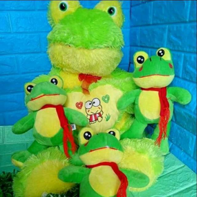 Boneka keropi beranak 3 syal