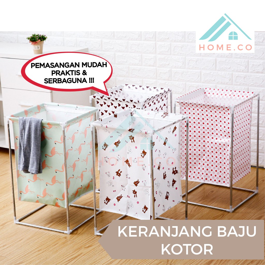  KERANJANG  BAJU  CUCIAN PAKAIAN KOTOR  LAUNDRY BASKET 