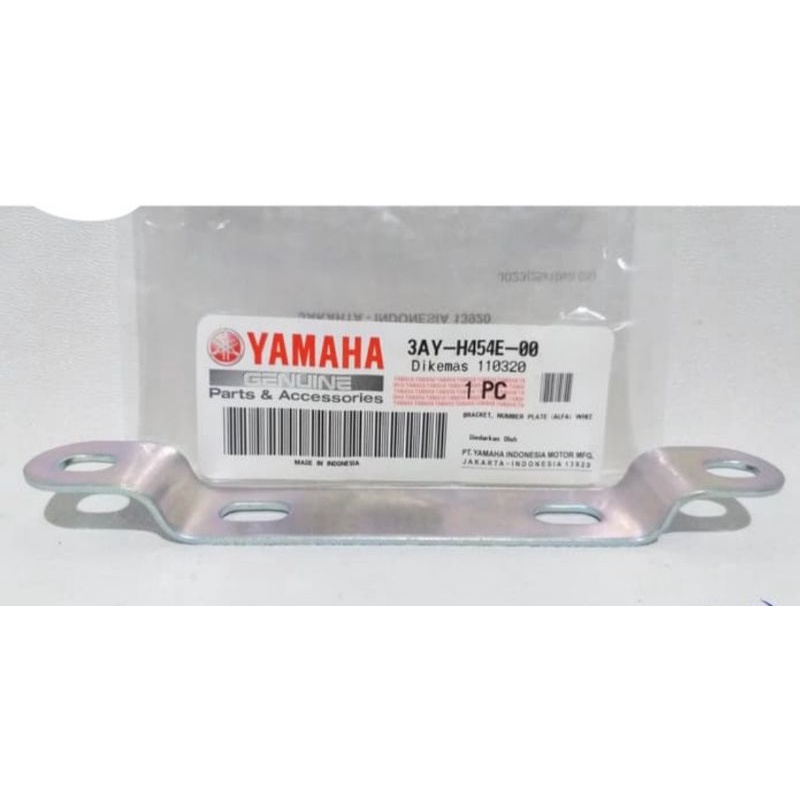 DUDUKAN PLAT NOMOR MIO LAMA FINO 115 ASLI ORI YAMAHA 3AY H454E 00