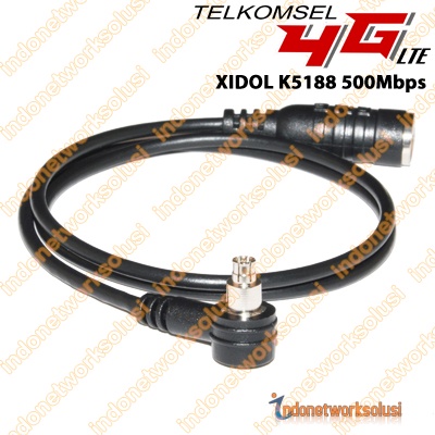 ANTENA LOG PERIODIC PERIODIK LPDA untuk MODEM TELKOMSEL XIDOL K5188 CYBORG E178 K5005 E392 SINGLE PIGTAIL TS9 (51cm)