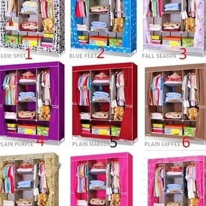 Lemari Plastik / Lemari Pakaian Plastik / Lemari Portable