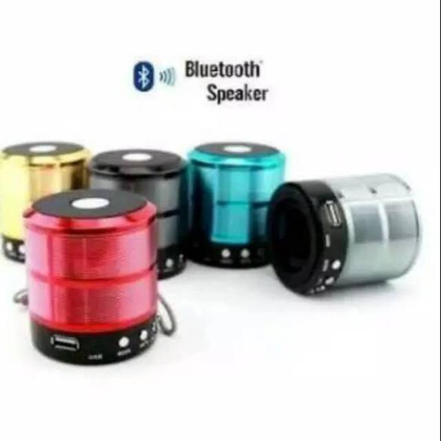 Speaker Bluetooth WS-887 MINI Speaker Portable Wireless WS-887 Mega Bass