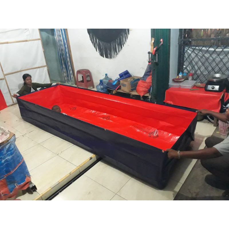 terpal kolam ikan TYPE A5 ukuran (300×100×50)