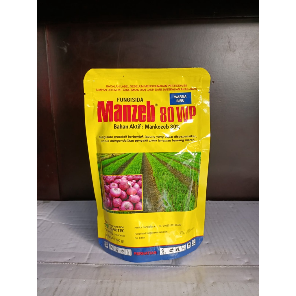 FUNGISIDA MANZEB BIRU 80WP 200GR