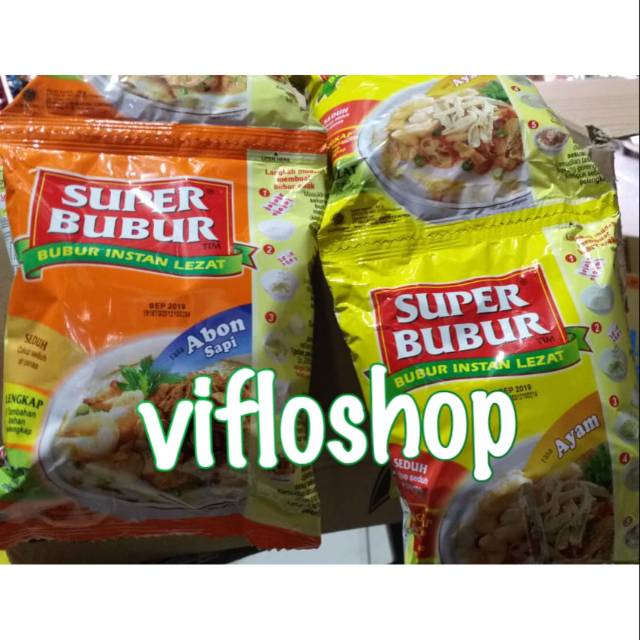

Super Bubur (5 x 49 gram) Bubur Instan Siap Saji