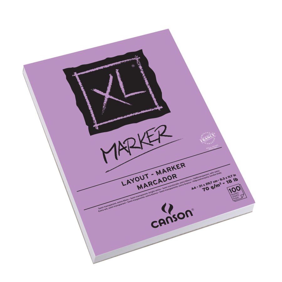 Canson XL Marker 100 Sheets A4 70gr Bantex 200297236