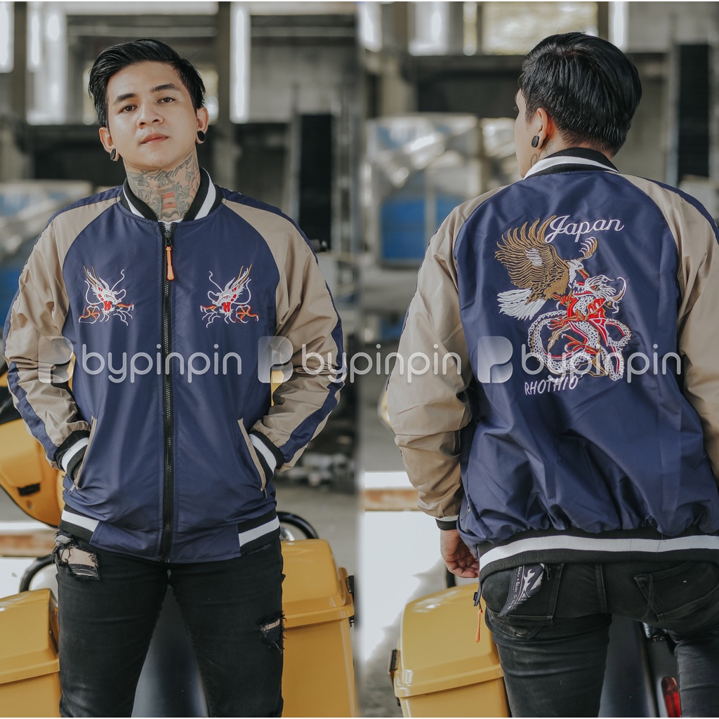 JAKET SUKAJAN PRIA WANITA MOTIF NAGA / SUKAJAN PREMIUM / SUKAJAN ORIGINAL / Wsky Collection