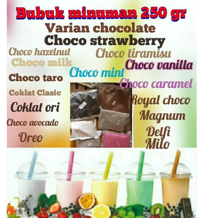 

7QK SERBUK MINUMAN 250 GR varian chocolate NPD Terbatas