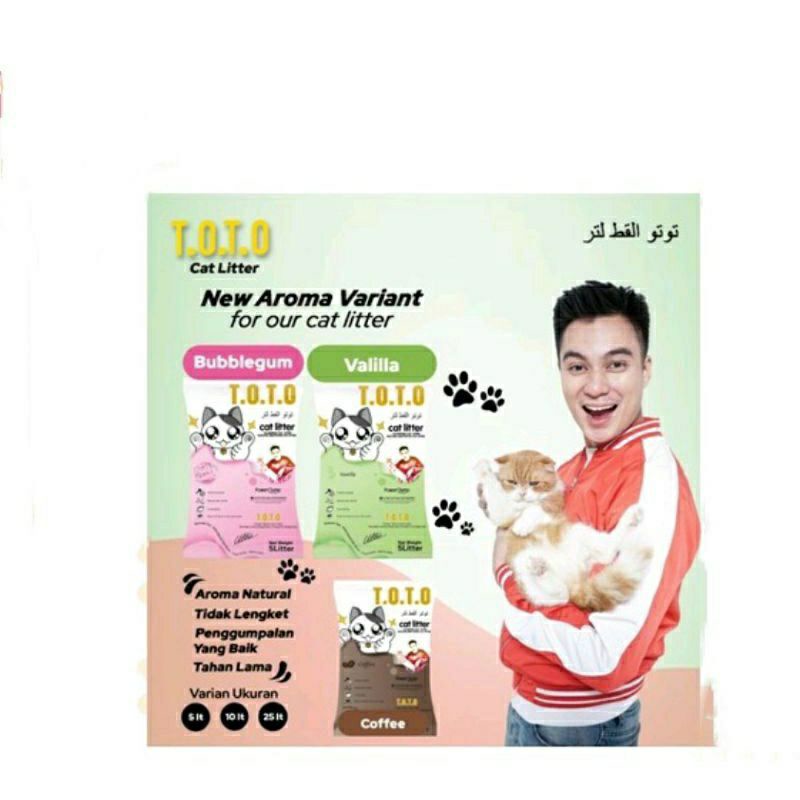 PASIR TOTO 10 LITER - PASIR KUCING