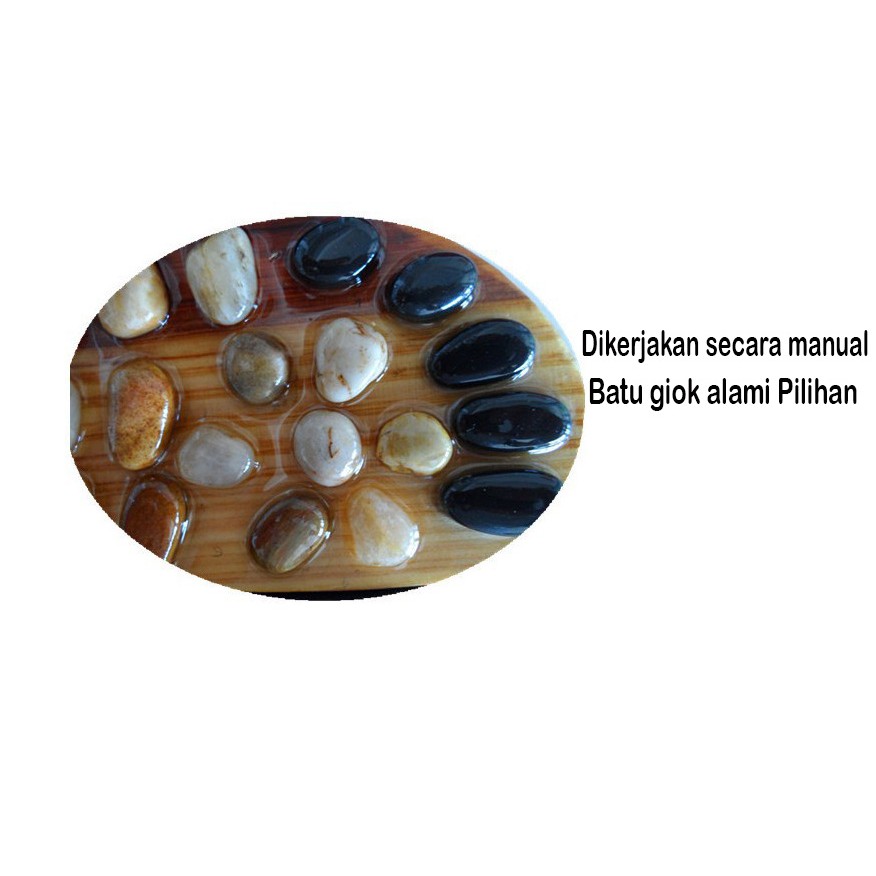 Sandal Batu Giok Kesehatan Refleksi Sandal Terapi Sandal Pijat Massage Sandal Akupuntur