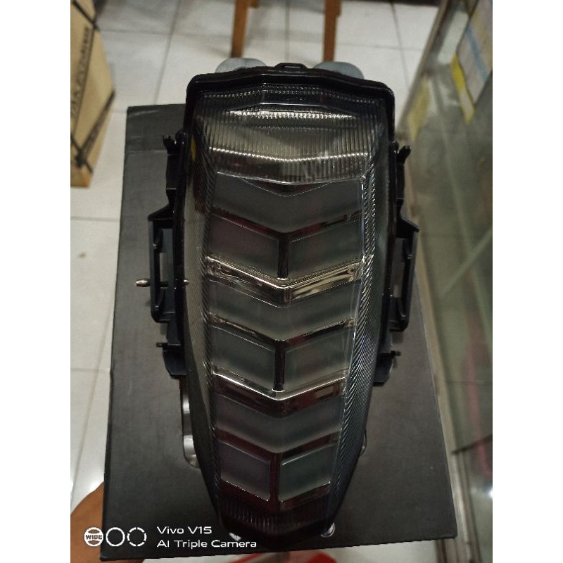 JPA STOPLAMP LED BELAKANG PNP R15 V2 V3 KACA LAMPU HITAM