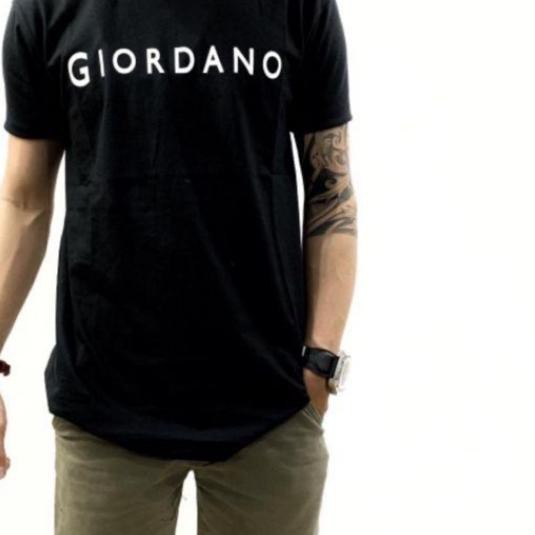 ► BigSale [11.11] ◄ Kaos distro kaos pria giordano Hitam Maron putih navy kuning /kaos pria ,