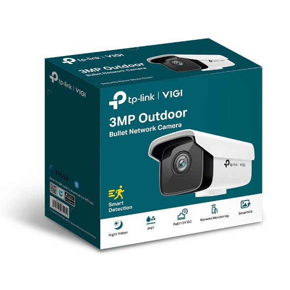 CCTV TP-LINK VIGI C300HP 3MP Outdoor Bullet Network - VIGI C300HP-4mm