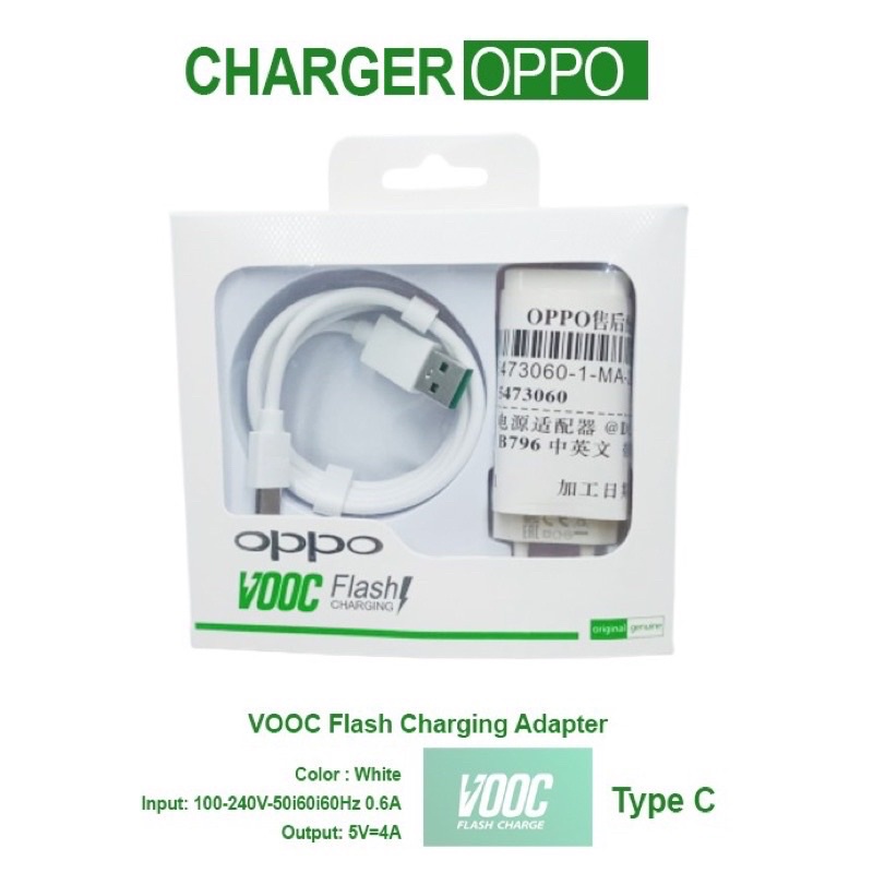 GROSIR CHARGER OPPO A16 MICRO A54 TYPE C FLASH CHARGING