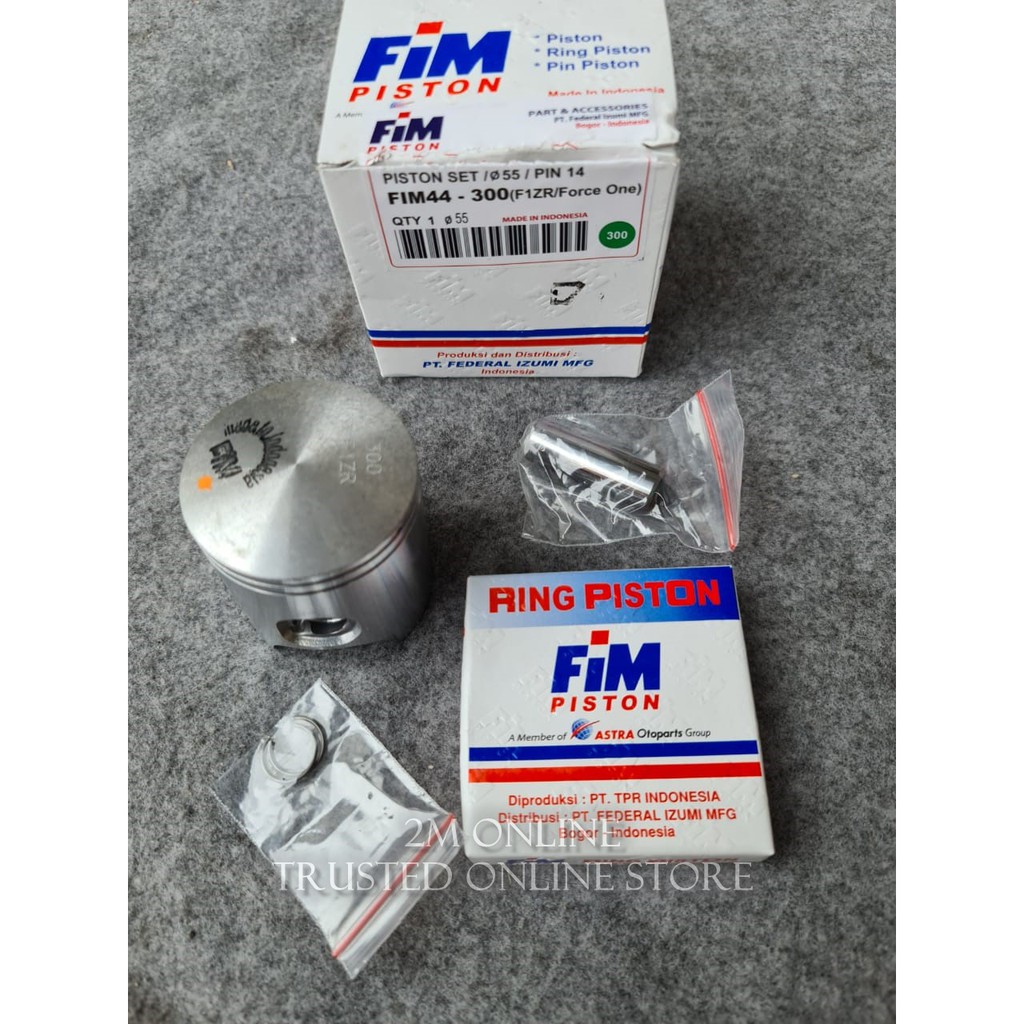 Mdr SEHER PISTON KIT FIZR FORCE ONE OS 300 DIA 55 FIM44 FIM