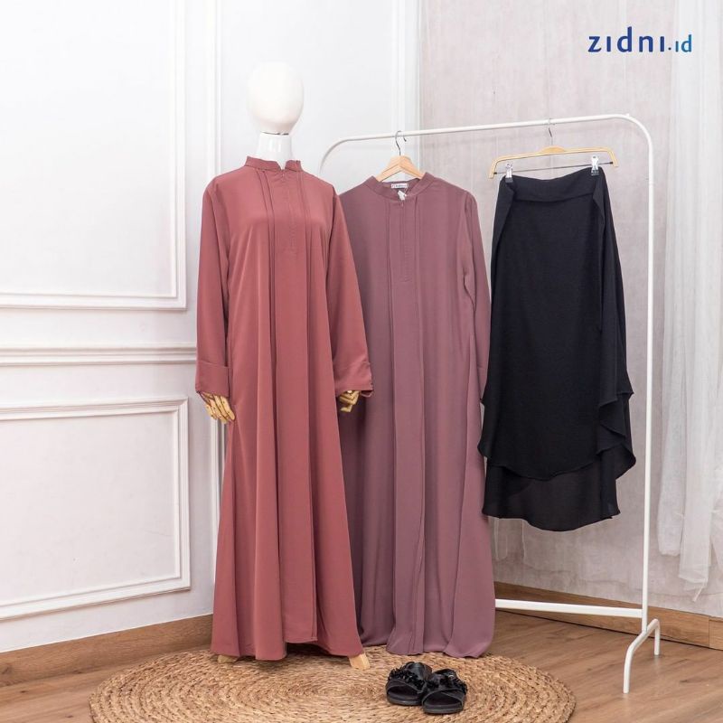 Saima Gamis abaya series & Khimar by Zidni