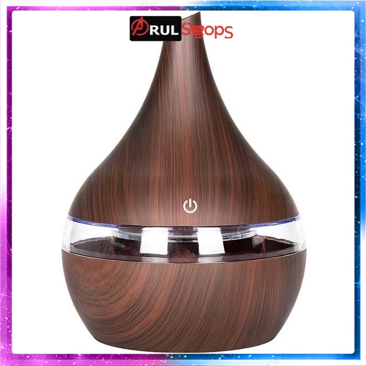 Taffware Air Humidifier Ultrasonic Wood Grain 300ml - Humi K-H98