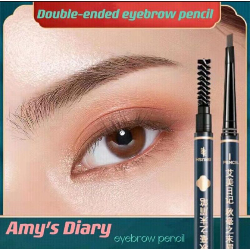 SMP99 - Pensil Alis Brown + Kuas / Pensil Alis + Kuas / Pensil Alis Waterproof / Pensil Alis + Kuas / Pensil Alis Natural / Pensil Alis Terlaris / Pensil Alis / Pensil Alis Terlaris / Pensil / Kosmetik / Kecantikan Wanita / Perawatan Wajah