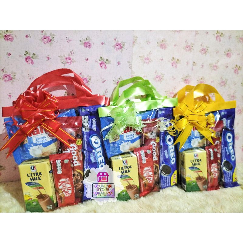 snack ultah mini / paket snack mini kitkat / bingkisan ultah anak / snack ulang tahun / goodiebag snack murmer