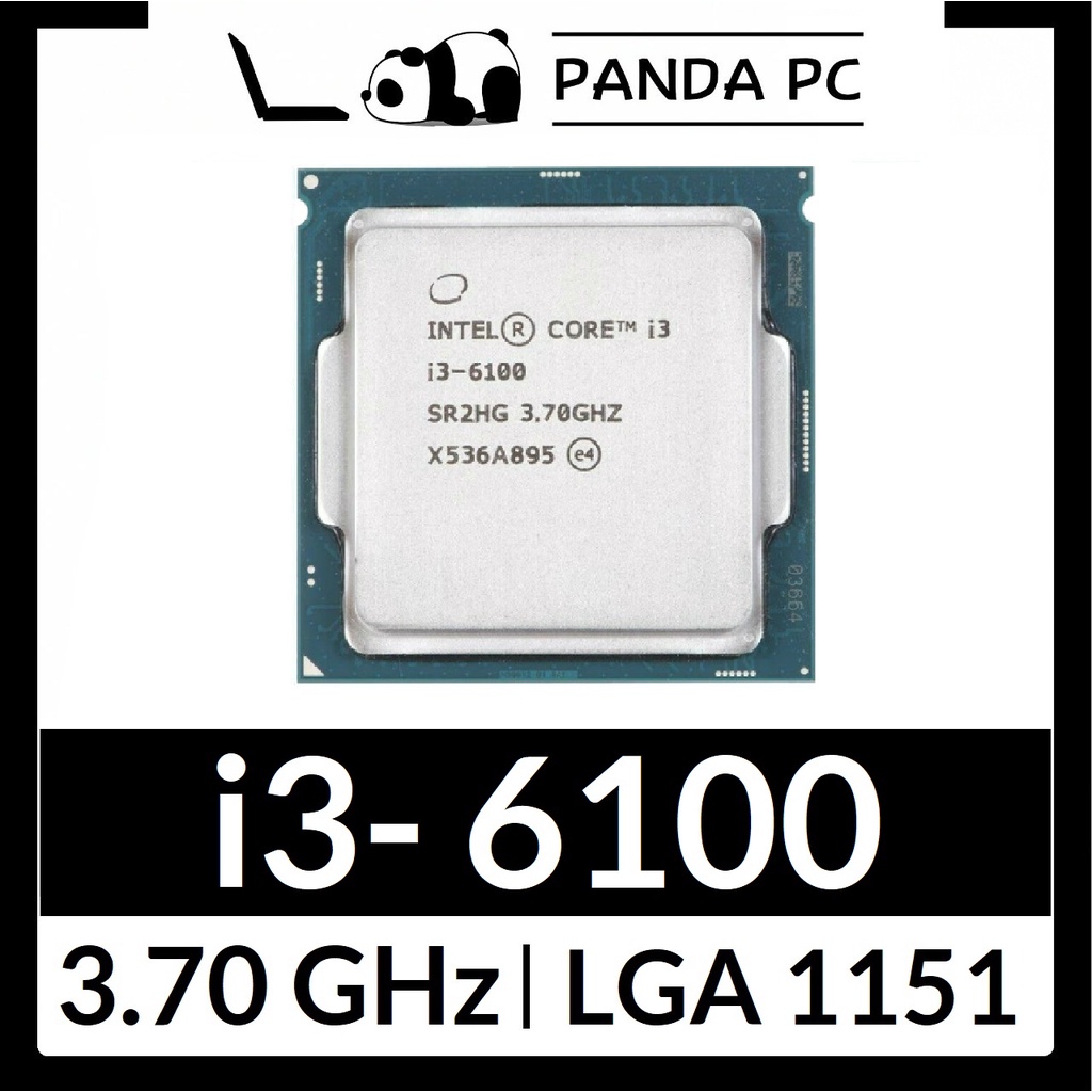 Processor Intel Core i3 6100 tray Socket 1151 Skylake