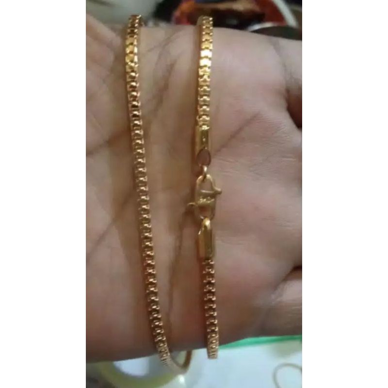 kalung xuping milano lapis emas 45 cm