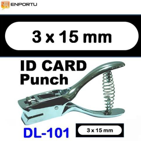 

✨BISA COD✨ ID card slot punch 3x15 mm DL-101 / Pembolong Kartu murah