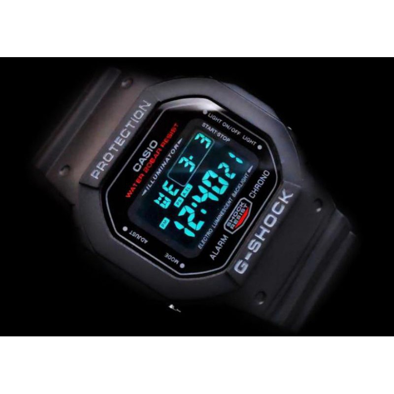 Jam Pria Merk Gshock Type DW-5600 Autolight  Original BM