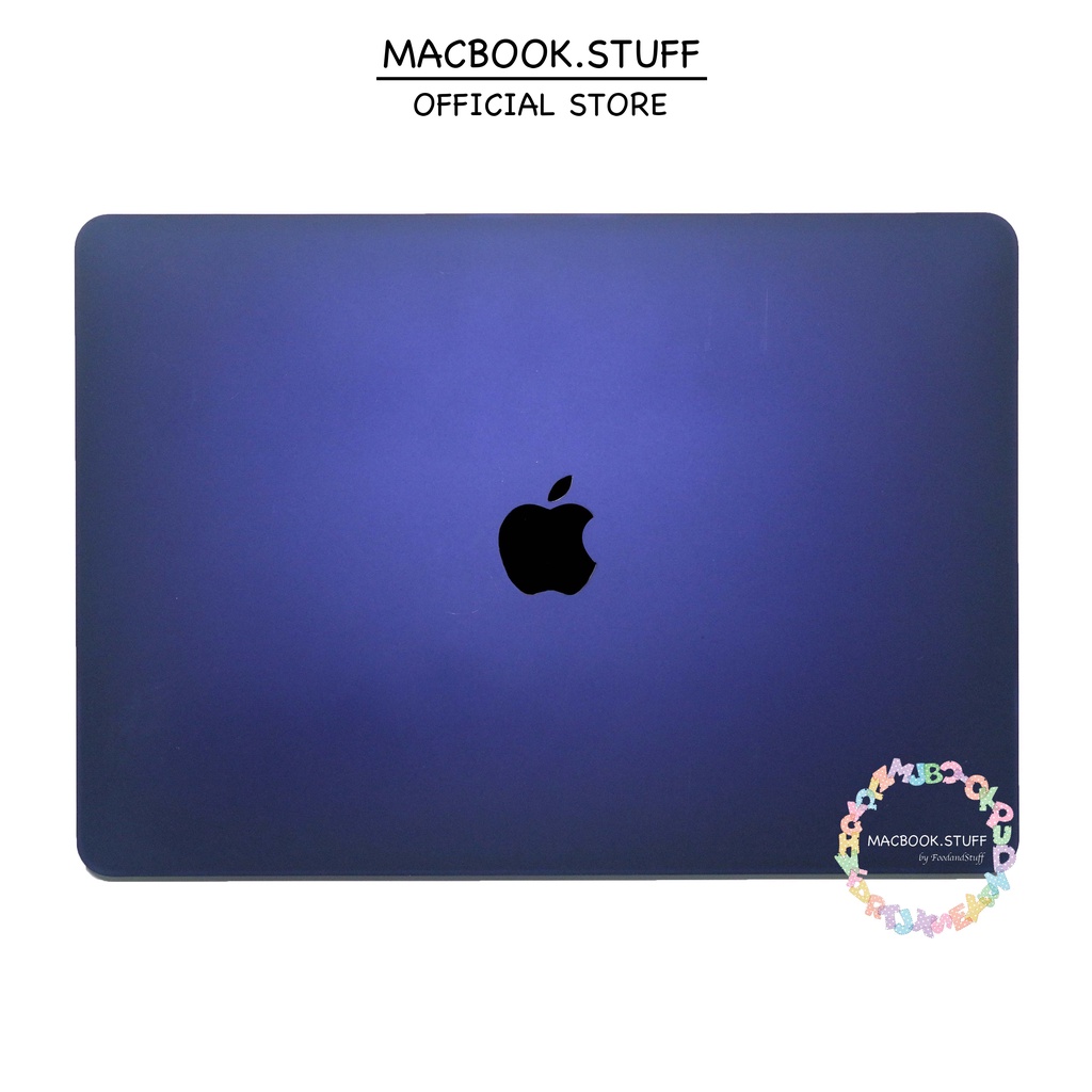 MACBOOK Case MATTE DARKBLUE NEW AIR PRO RETINA 11 12 13 14 15 16 INCH NON /  WITH CD ROOM / TOUCHBAR / TOUCH ID / M1 2020 2021 2022