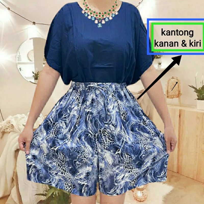 setelan jumbo setelan baju celana jumbo one set wanita jumbo one set rayon bahan katun rayon premium high quality qaranty rayon halus lembut dan adem