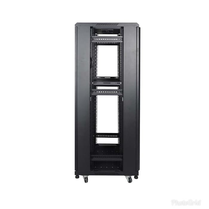 Indorack IR6032G Standing Close Rack 19&quot; 32U Glass Door Depth 600mm STANDING CLOSE RACK 32U INDORACK