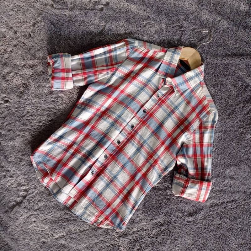 thrift flanel cewe cowo