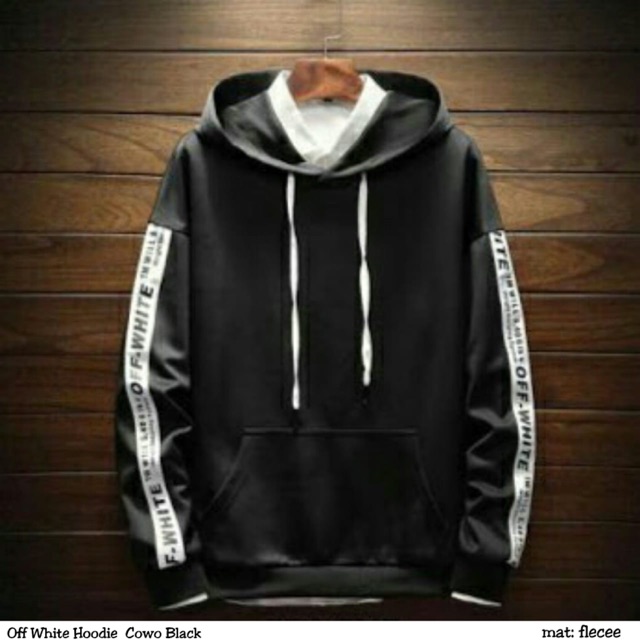 jaket hoodie off white