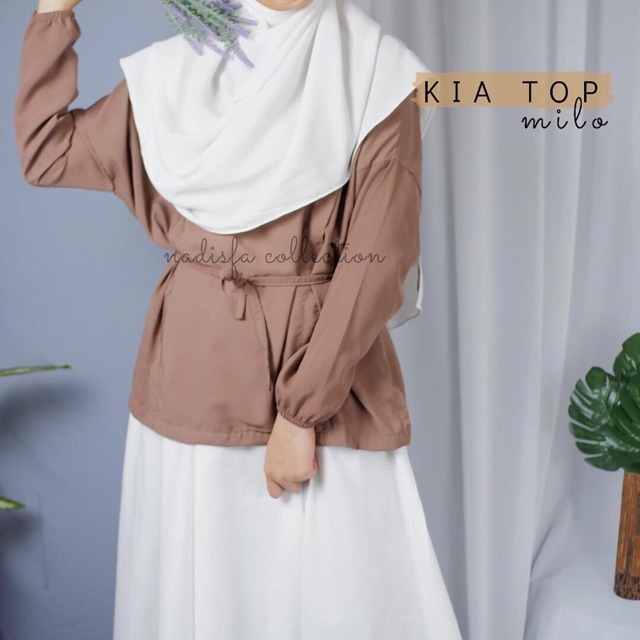 KIA TOP BLOUSE MULTIGAYA BUSUI FRIENDLY