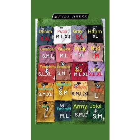 READY JOURNEY MEYRA DRESS Gamis journey promo Terbaru