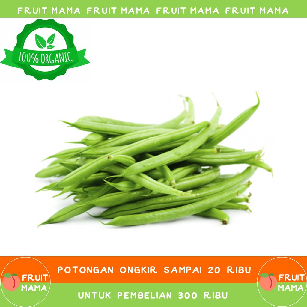 

BUNCIS ORGANIK 250 Gram| Fruit Mama | Buah Impor & Sayur Organik