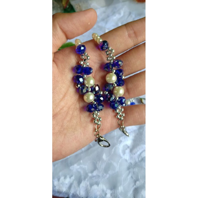 Konektor Masker Mutiara Ceko / Set konektor dan kalung masker / strap mask