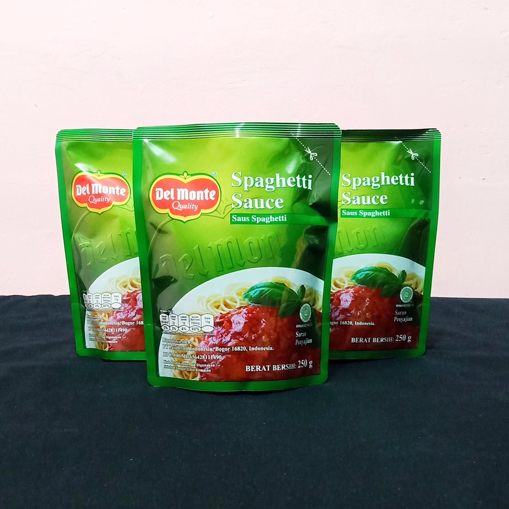 

delmonte spageti saus pouch 250gr