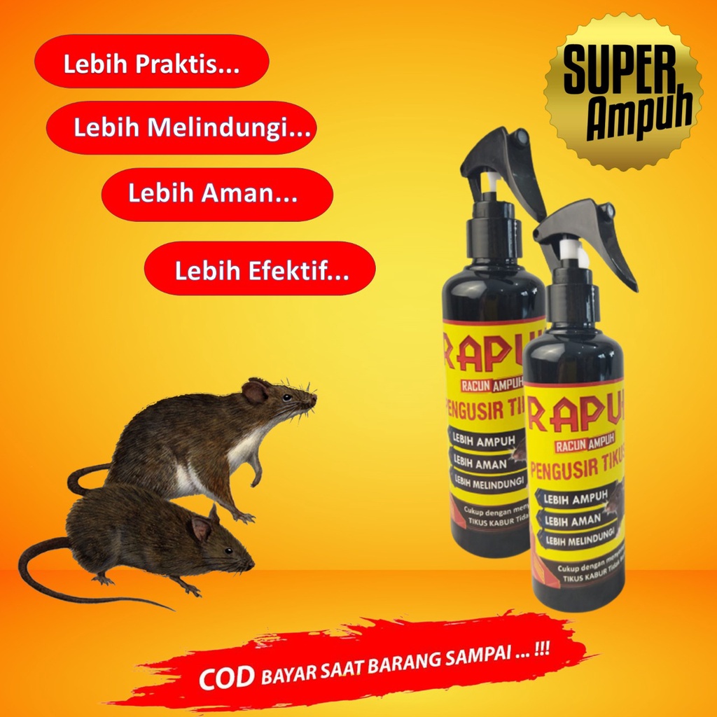 AMPUH !! - PENGUSIR TIKUS/Pengusir Tikus Mobil/ SEMPROTAN PENGUSIR TIKUS AMPUH DAN AMAN/Obat Pengusir Tikus Ampuh