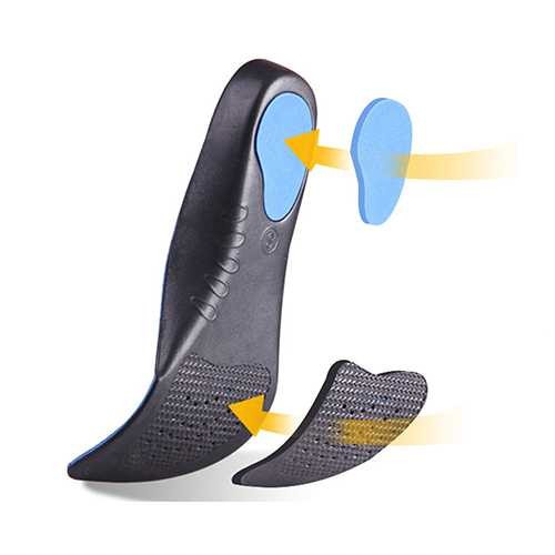 1 Pasang Insole Sepatu Kaki Datar / Sol Flat Foot Orthopedic Feet