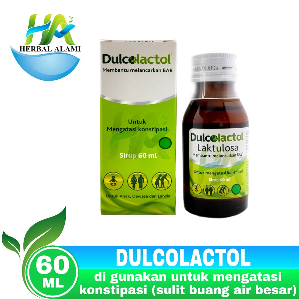 Dulcolactol Laktulosa Sirup - Obat Pelancar BAB / Sembelit