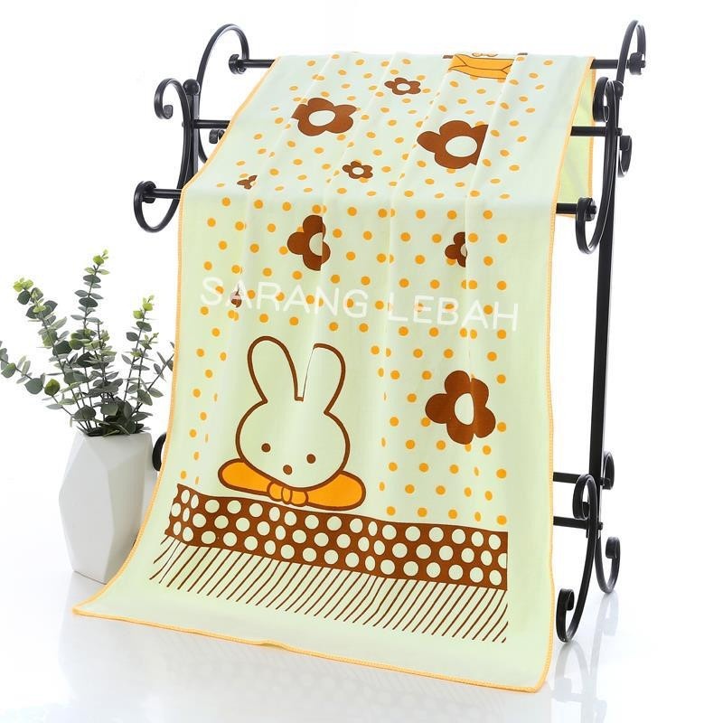 100x50Cm Handuk Bayi Baru Lahir Tebal Halus Premium Motif Lucu Handuk Bayi Sarang Lebah Jumbo Handuk Bayi Menyerap Air Perlengkapan Mandi Baby