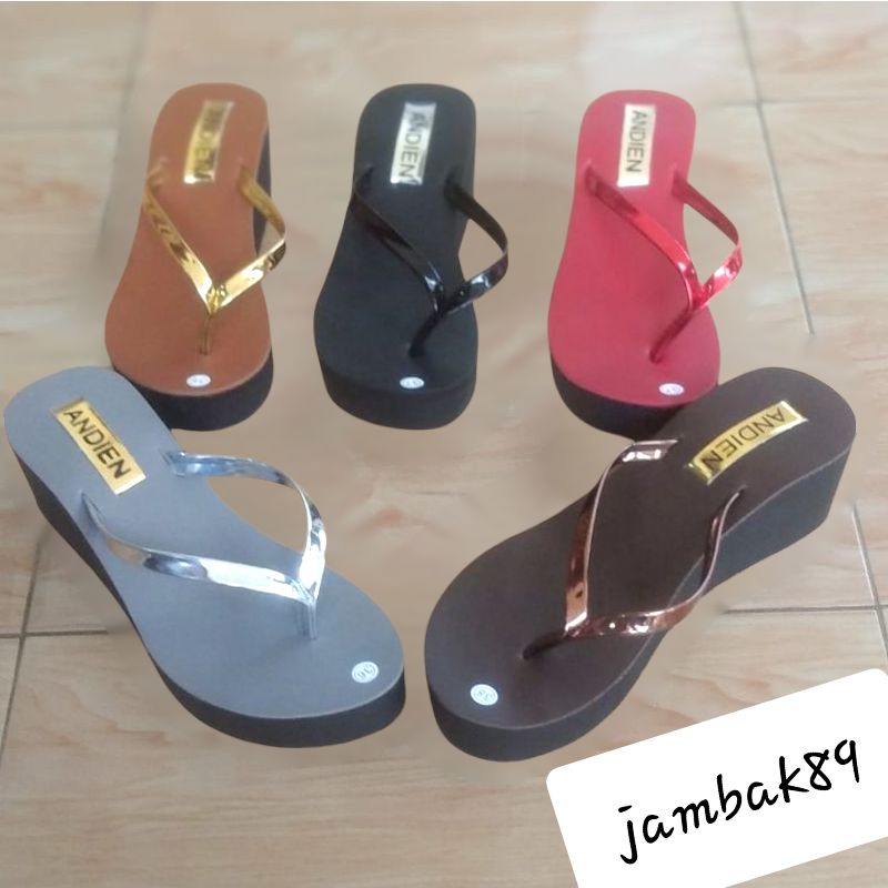 Sandal Wedges Andien Terpopuler