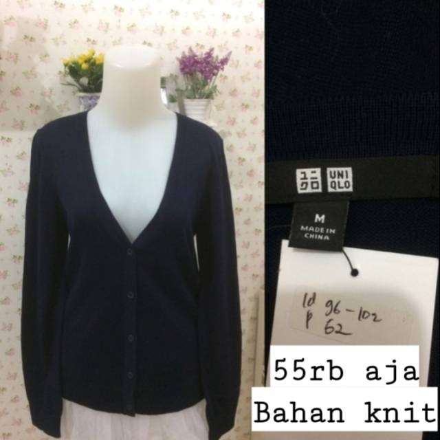 [UNIQLO] Cardigan Rajut Uniqlo Original / Cardi Knit Uniqlo / Outer Uniqlo / Baju Uniqlo Wanita