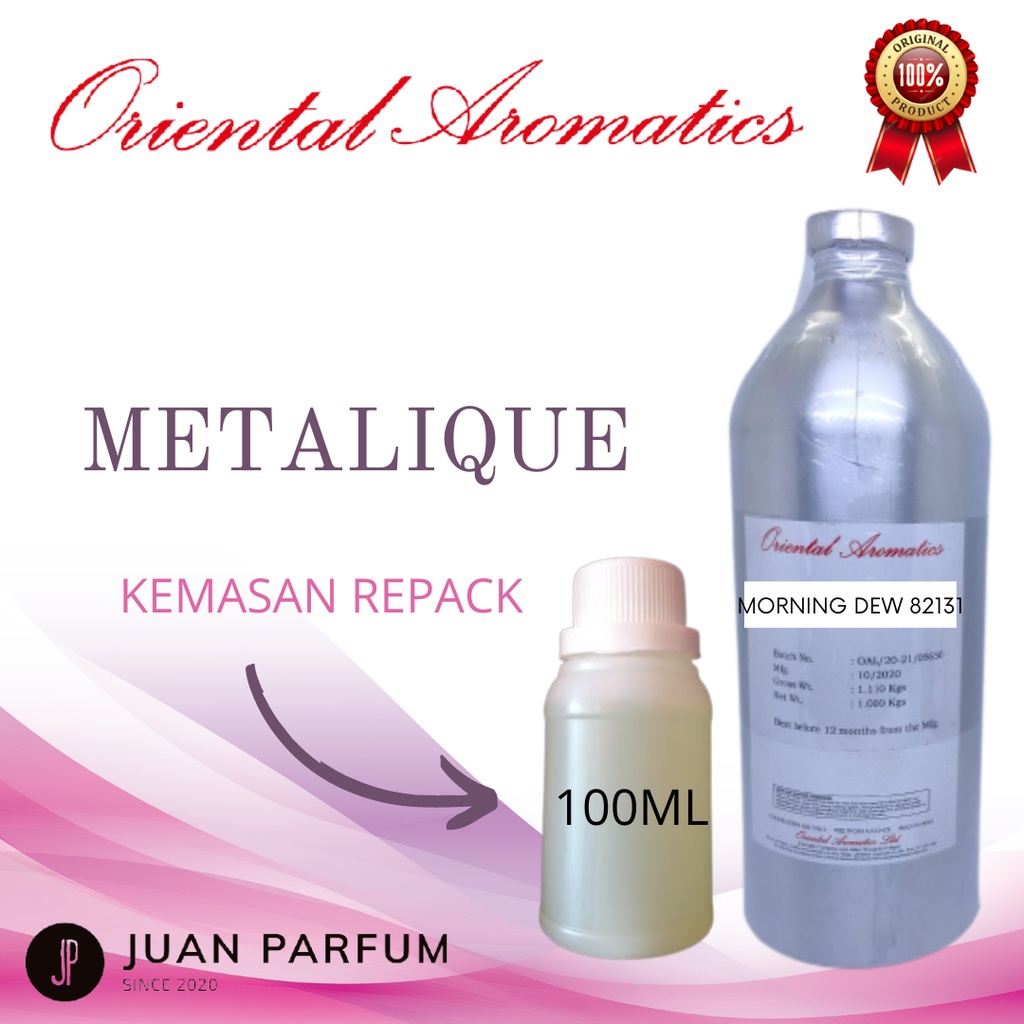 BIBIT MURNI PARFUM METALIQUE 100ML REPACK // BY ORIENTAL AROMATICS