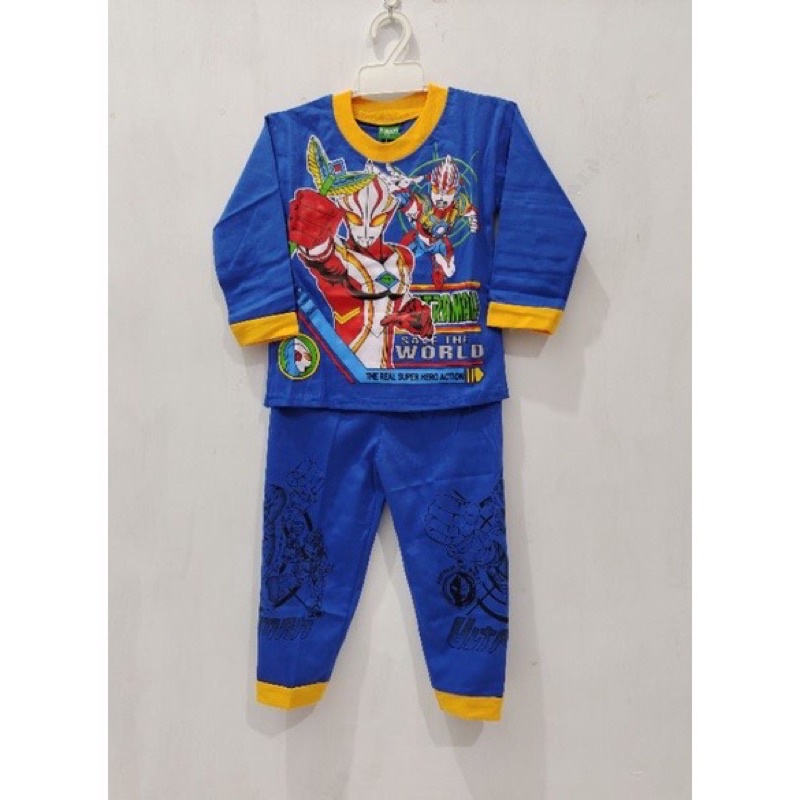STELAN BAJU TIDUR ANAK LAKI LAKI (ULTRAMAN)